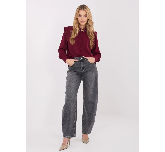 Koszula IT KS model 21782357 bordowy - FPrice Koszula IT KS model 21782357 bordowy - FPrice