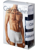 Pánske trenírky 3 Pack Trunks Cotton Stretch 0000U2662GXWB čierna/tmavo modrá/modrá - Calvin Klein