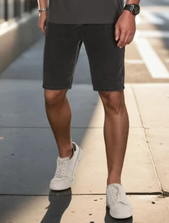 Pánské džínové šortky černé Dstreet model 21988464 - FashionStreet