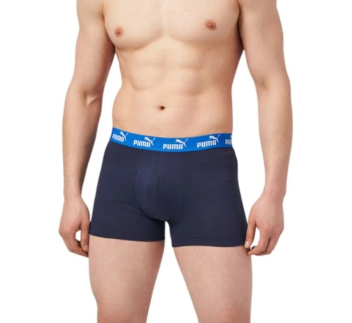 Pánske boxerky Puma 2-Pack námornícka modrá pohodlná bavlna Pánske boxerky Puma 2-Pack námornícka modrá pohodlná bavlna