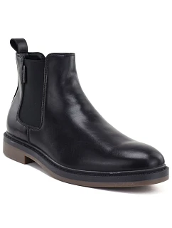Pánské kožené kotníkové boty bez černé, model 22367798 - Big Star