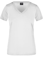 JN Dámské sportovní tričko s výstřihem do V 02.0 white model 22489144 - Daiber JN Dámské sportovní tričko s výstřihem do V 02.0 white model 22489144 - Daiber