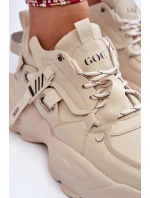 Buty Sportowe Sneakersy GOE MM2N4015 Beżowe