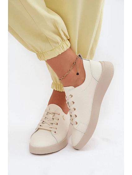 Dámske kožené topánky Vinceza 41508 light beige Dámske kožené topánky Vinceza 41508 light beige