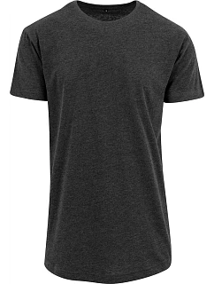 Build your Brand BY 028 Pánske tričko „Shaped Long“ 56.0028 charcoal