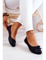 Baleriny Damskie Klasyczne Profilowana Wkładka Czarne Fimme Baleriny Damskie Klasyczne Profilowana Wkładka Czarne Fimme