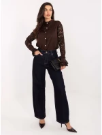 Koszula MI KS model 21817455 ciemny brązowy - FPrice Koszula MI KS model 21817455 ciemny brązowy - FPrice