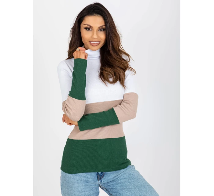 Blúzka RV BZ 8465 1.25P bielo-béžová Blúzka RV BZ 8465 1.25P bielo-béžová