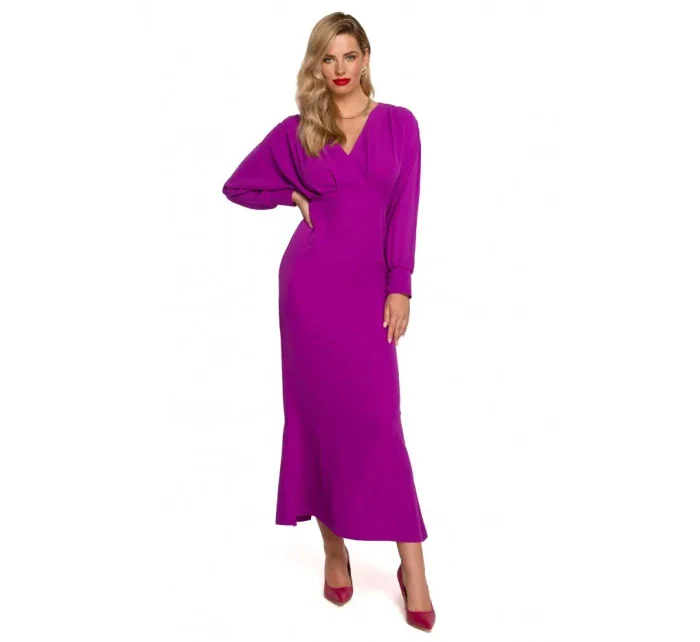 K143 Šaty morská panna - čierne