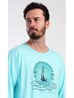 Pánská noční košile s dlouhým rukávem model 21822084 - Vienetta