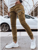 Pánske džínsové bojové nohavice v ťavej farbe FashionStreet UX4360