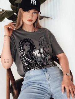 COMIS dámske tričko tmavosivé FashionStreet RY2607