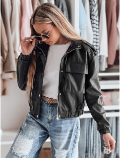 Dámská krátká oversize bunda typu bomber černá Dstreet model 21984297 - FashionStreet