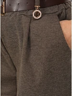 Elegantné dámske šortky s opaskom Fango FashionStreet SY0624 Elegantné dámske šortky s opaskom Fango FashionStreet SY0624