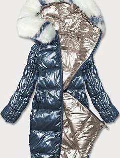 DWUSTRONNA METALICZNA KURTKA ZIMOWA model 21243694 - MINORITY