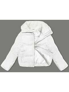 kurtka damska z stójką biała model 21247680 - J.STYLE