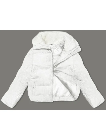 kurtka damska z  biała model 21247680 - J.STYLE