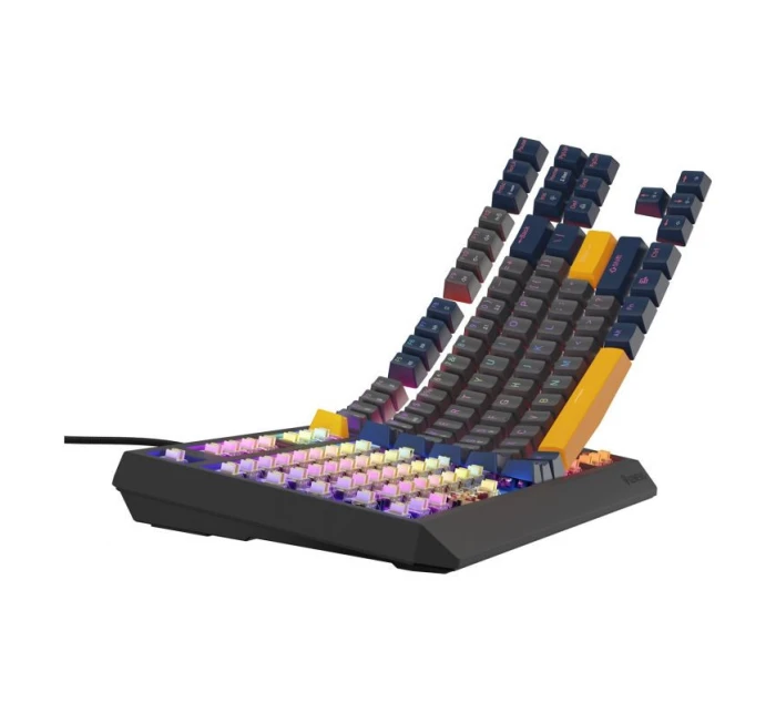 GENESIS Thor 230 TKL Herná USB QWERTY klávesnica česká modrá