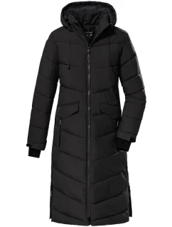 Dámsky jesenný kabát Killtec KOW 62 Black Vetruodolný a priedušný Black (38642/200)