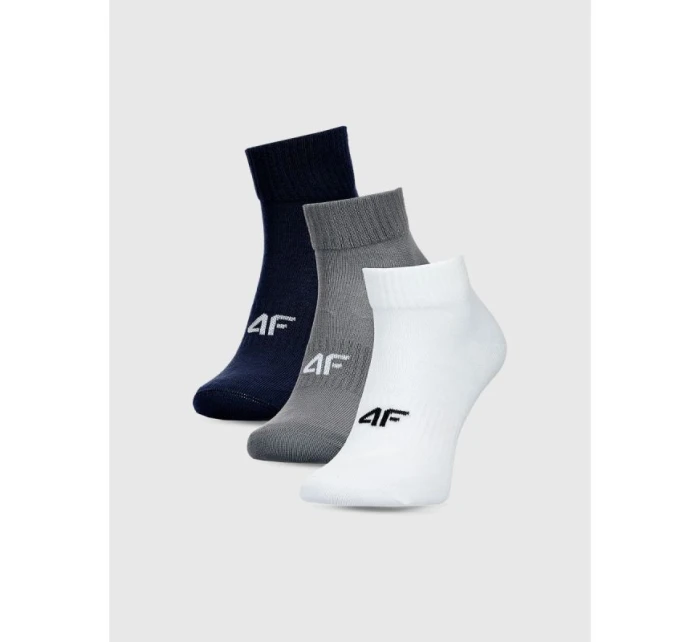 Pánske členkové ponožky (sada 3 ks) 4F 4FWMM00USOCM440-95S Pánske členkové ponožky (sada 3 ks) 4F 4FWMM00USOCM440-95S