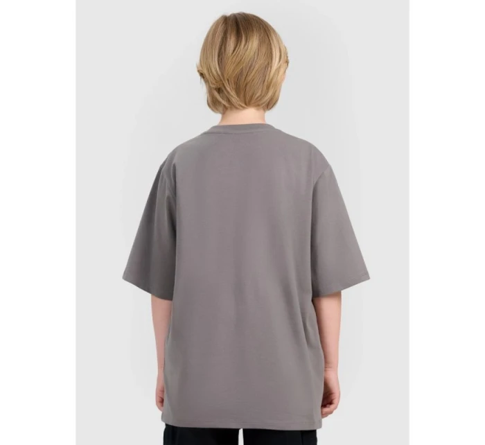 Chlapčenské tričko oversize s potlačou 4F 4FJRAW25TTSHM3062-24S Chlapčenské tričko oversize s potlačou 4F 4FJRAW25TTSHM3062-24S