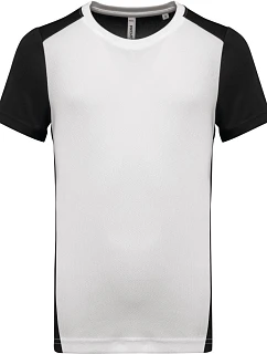 PA Pánské kontrastní sportovní tričko 20. white/black model 22448479 - Kariban ProAct