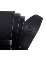 Paski męskie skórzane [DH] PTN  BLACK czarny model 18807194 - FPrice