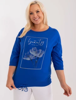 Blúzka RV BZ 8984.31 kobaltovo modrá