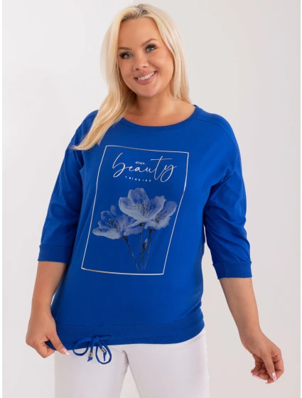 Bluzka RV BZ model 21370610 kobaltowy - FPrice