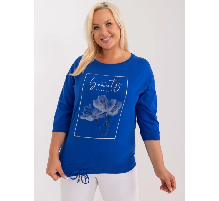 Blúzka RV BZ 8984.31 kobaltovo modrá Blúzka RV BZ 8984.31 kobaltovo modrá