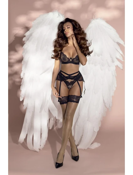 Dámsky podväzkový pás V-10712 Black - Axami