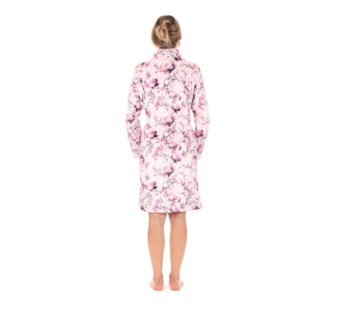 Dámsky župan Toya so zipsom ružový - Vestis