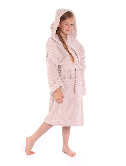 Detský župan Athena s kapucňou 9116 orech - Vestis