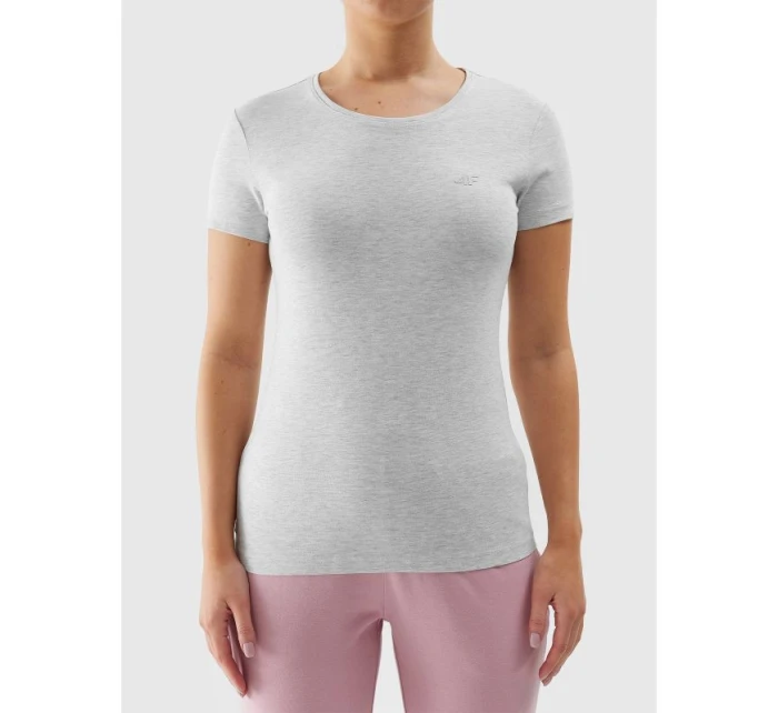 Dámské elastické hladké tričko 4F