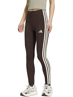 Dámské legíny Essentials 3Stripes hnědé model 22382722 - ADIDAS