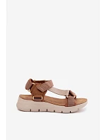 Dámské sportovní sandály model 22149811 hnědé - Artiker