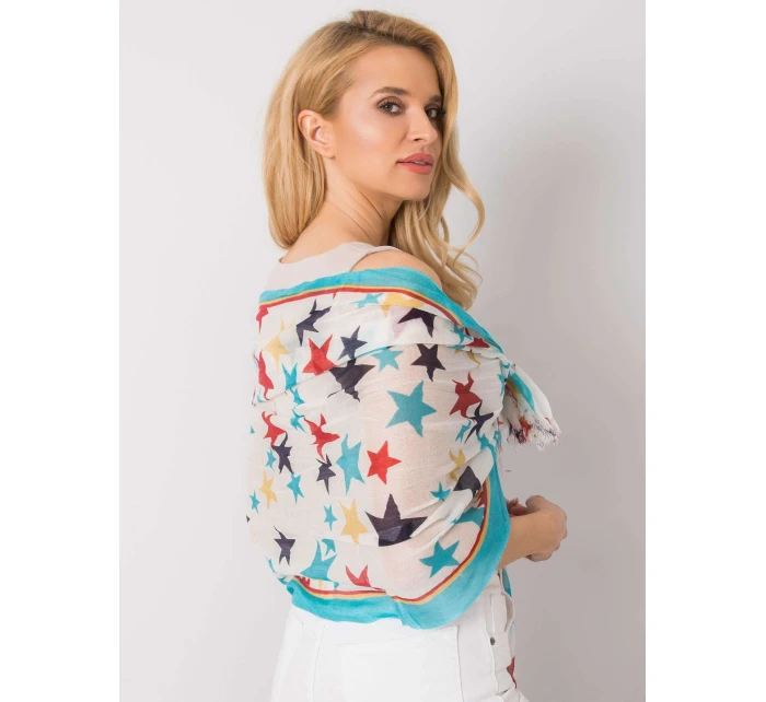 Šatka AT CH 1237 biela a modrá Šatka AT CH 1237 biela a modrá