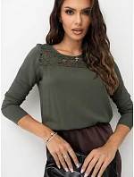 Blúzka D73760M11015AVEN v khaki farbe