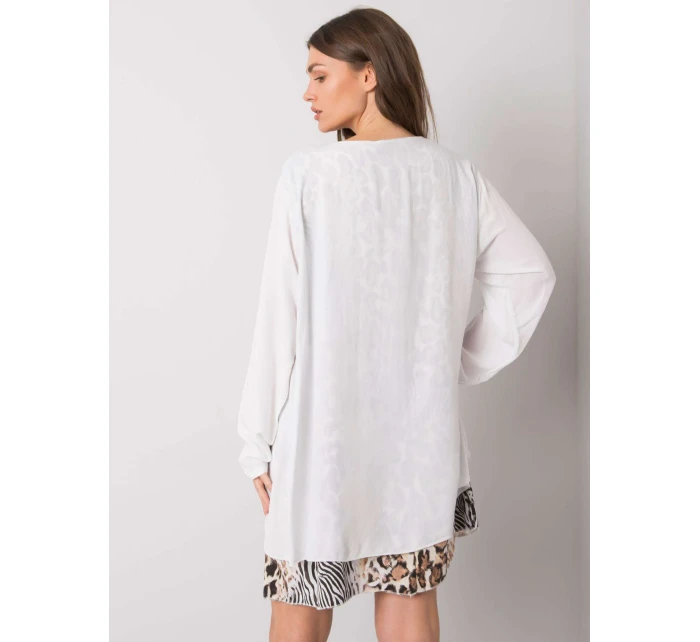 Šaty DHJ SK 21451.50 bielych