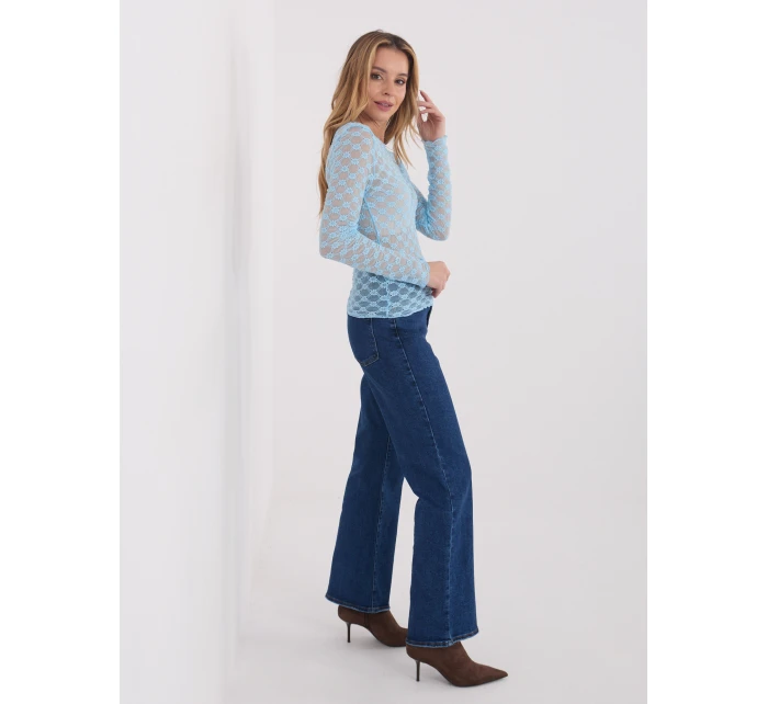 Blúzka PM BZ SF127.75 svetlomodrá