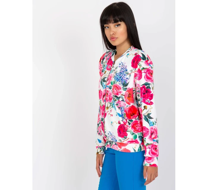 Mikina RV BL 8116.86P biela a ružová