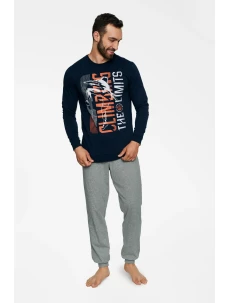 Pyžamo Block 40023-59X Námornícka modrá - Henderson