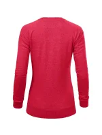 Zlúčenie mikina dámska červená zvýraznenia