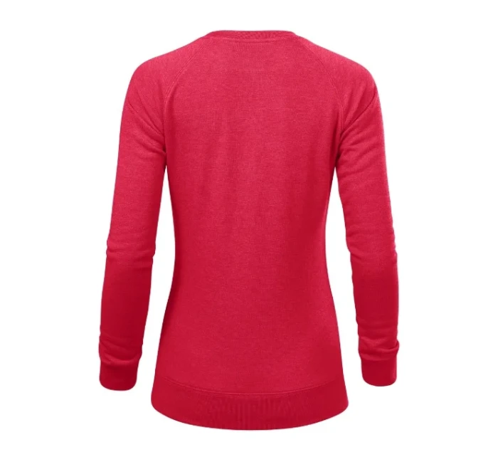 Zlúčenie mikina dámska červená zvýraznenia