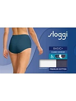 sloggi Basic+ Maxi C4P – biela / modrá – SLOGGI biela / modrá – SLOGGI sloggi Basic+ Maxi C4P – biela / modrá – SLOGGI biela / modrá – SLOGGI