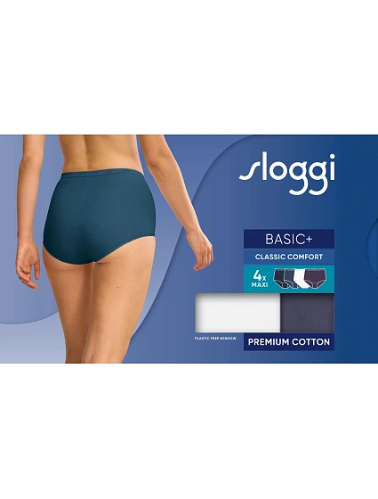 Basic+ Maxi model 22287280 White / Blue  White / Blue - Sloggi
