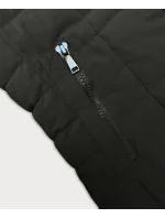 Dámska prešívaná zimná bunda v army farbe J Style (16M9119-136) Dámska prešívaná zimná bunda v army farbe J Style (16M9119-136)