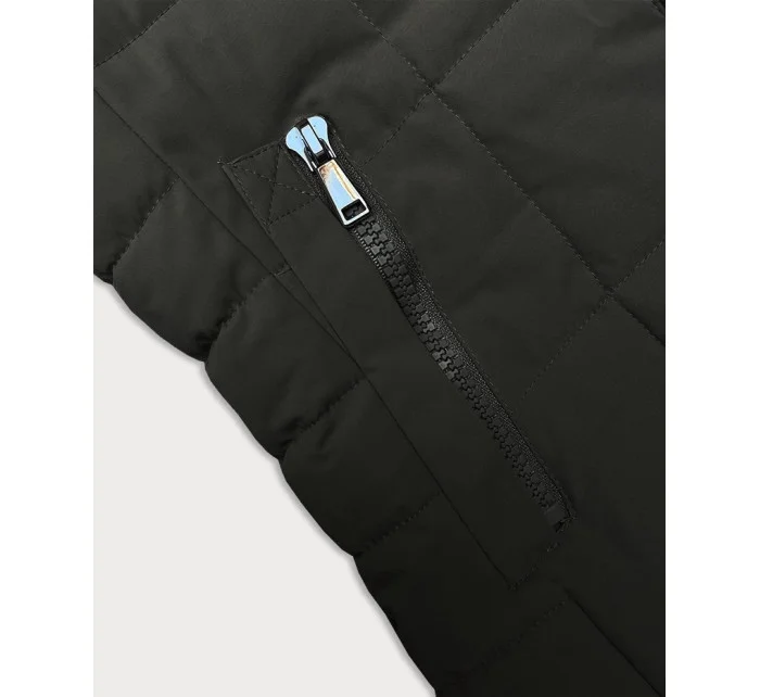 Dámska prešívaná zimná bunda v army farbe J Style (16M9119-136) Dámska prešívaná zimná bunda v army farbe J Style (16M9119-136)