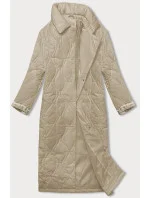 Béžový dámský oversize kabát model 20469006 - J.STYLE
