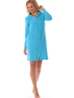 Dámsky župan Bari s kapucňou 3864 blue atoll - Vestis